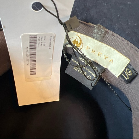 Freya x Veronica Beard S/M Hat Navy Blue Wool - Picture 11 of 12